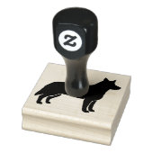Australische Silhouette Hunde Gummistempel (Stempel)