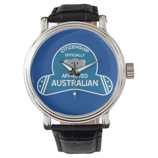 Australische Staatsbürgerschaft | Aussie Citizen T Armbanduhr (Vorderseite)