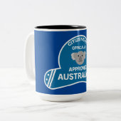 Australische Staatsbürgerschaft | Aussie Citizen Zweifarbige Tasse (Vorderseite Links)