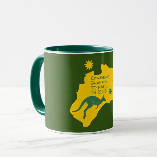 Australische Staatsbürgerschaft | Aussie Citizensh Tasse (Vorderseite Links)