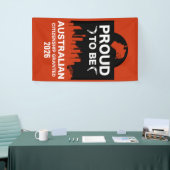 Australische Staatsbürgerschaft Banner (Messeveranstaltung)