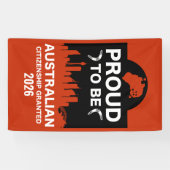 Australische Staatsbürgerschaft Banner (Horizontal)