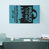 Australische Staatsbürgerschaft Banner (Messeveranstaltung)