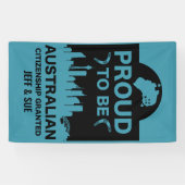 Australische Staatsbürgerschaft Banner (Horizontal)