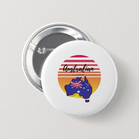 Australische Staatsbürgerschaft Button (Vorne & Hinten)