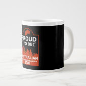 Australische Staatsbürgerschaft Jumbo-Tasse (Vorderseite Rechts)