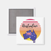 Australische Staatsbürgerschaft Magnet (Vorderseite/Rückseite)