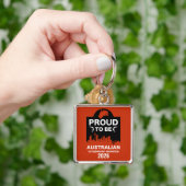 Australische Staatsbürgerschaft Schlüsselanhänger (Hand)