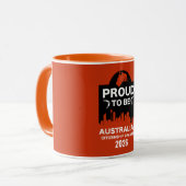 Australische Staatsbürgerschaft Tasse (Vorderseite Links)