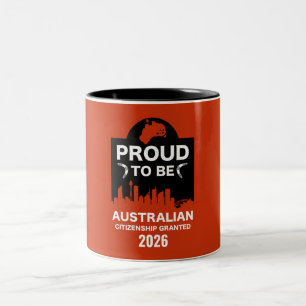 Australische Staatsbürgerschaft Zweifarbige Tasse