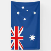Australische Staatsflagge Banner (Vertikal)