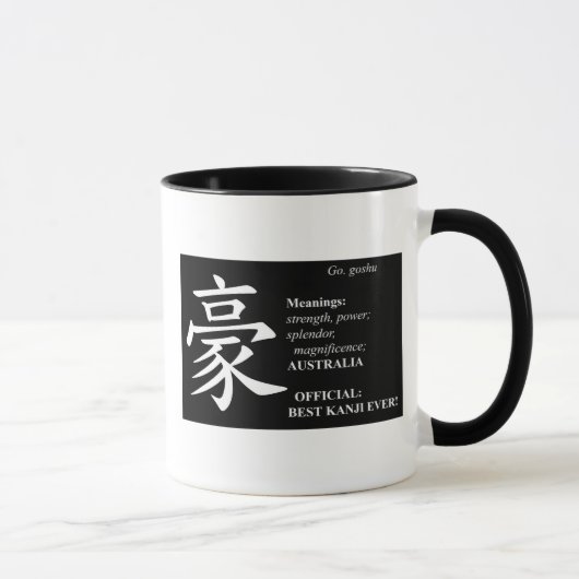 Australische Stolz-Tasse Tasse (Rechts)