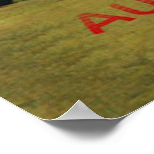 Australische Strände Vintag Poster (Ecke)