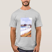 Australische Strandreise Kunst Cronulla T-Shirt (Vorderseite)