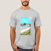 Australische Strandreisekunst T-Shirt (Vorderseite)