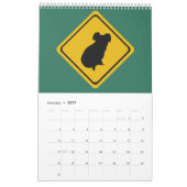 Australische Straßenschilder 2026 Kalender (Jan 2027)