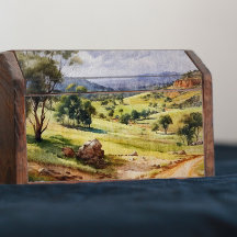 Australische Straßenwinde in Valley Decoupage