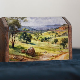 Australische Straßenwinde in Valley Decoupage Seidenpapier