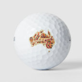 australische Symbole Golfball (Vorderseite)