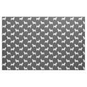 Australische Terrier Dog Breed Silhouetten Gemuste Stoff (Fat Quarter (45,7 x 55,9 cm))