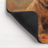 Australische Terrier im Herbst Leaves Fall Inspiri Mousepad (Ecke)