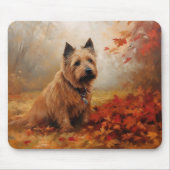Australische Terrier im Herbst Leaves Fall Inspiri Mousepad (Vorne)
