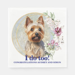 Australische Terrier Wedding Napkins mit Hunde-Fot Serviette