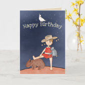 Australische Themenkarte 2 Karte (Gelbe Blume)