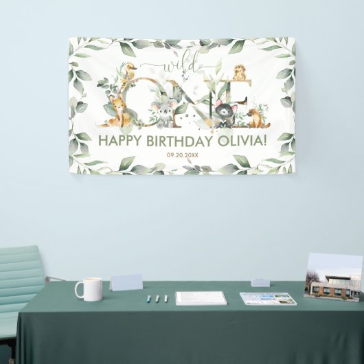 Australische Tiere 1. Geburtstag BegrüßungsHinterg Banner (Messeveranstaltung)