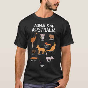Australische Tiere Australien Kangaroo T-Shirt