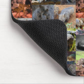 Australische Tiere Foto Collage, Mousepad (Ecke)
