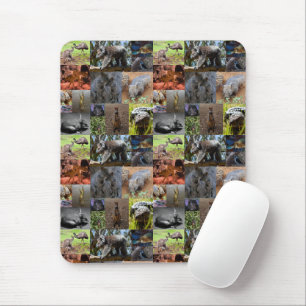 Australische Tiere Fotocollage, Mousepad
