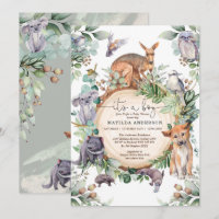 Australische Tiere Grüne Eucalyptus Baby Dusche
