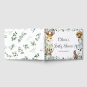 Australische Tiere Grüne neutrale Baby-Dusche Gästebuch (Voll)