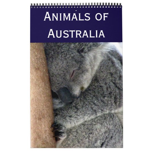 australische Tiere Kalender (Titelbild)