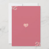 Australische Tiere Koala Pink BIRTHDAY Einladung (Rückseite)