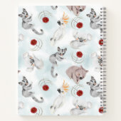 Australische Tiere Niedlich Watercolor Personalisi Notizblock (Rückseite)