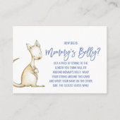 Australische Tiere | Wie groß ist das Bauchspiel v Telefonnummerkarte (Vorderseite)