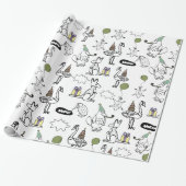 Australische Tierfarben Geschenkpapier (Ungerollt)