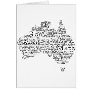 australische Umgangskarte
