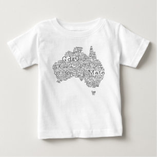australische Umgangskarte Baby T-shirt
