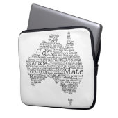 australische Umgangskarte Laptopschutzhülle (Vorderseite Links)
