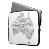 australische Umgangskarte Laptopschutzhülle (Vorderseite Links)