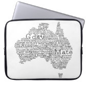 australische Umgangskarte Laptopschutzhülle (Vorderseite)