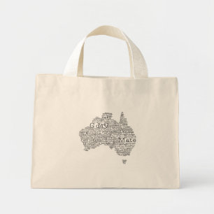 australische Umgangskarte Mini Stoffbeutel