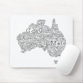 australische Umgangskarte Mousepad (Mit Mouse)