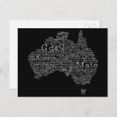australische Umgangskarte Postkarte (Vorne/Hinten)