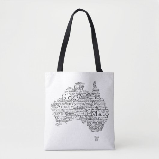 australische Umgangskarte Tasche (Vorderseite)
