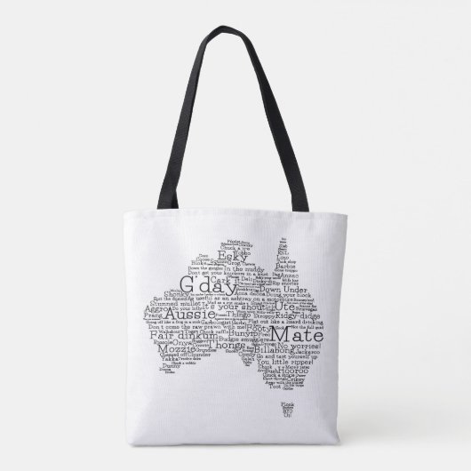 australische Umgangskarte Tasche (Rückseite)