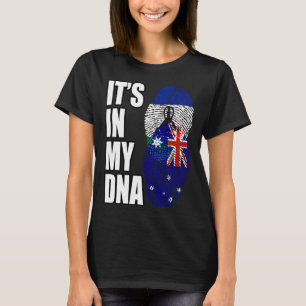 Australische und Basotho-Mix-DNA-Heritage-Flagge T-Shirt